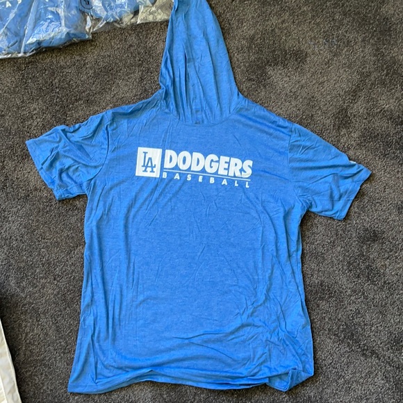 NWT - Dodgers Shortsleeve Hoodie - Picture 2 of 4